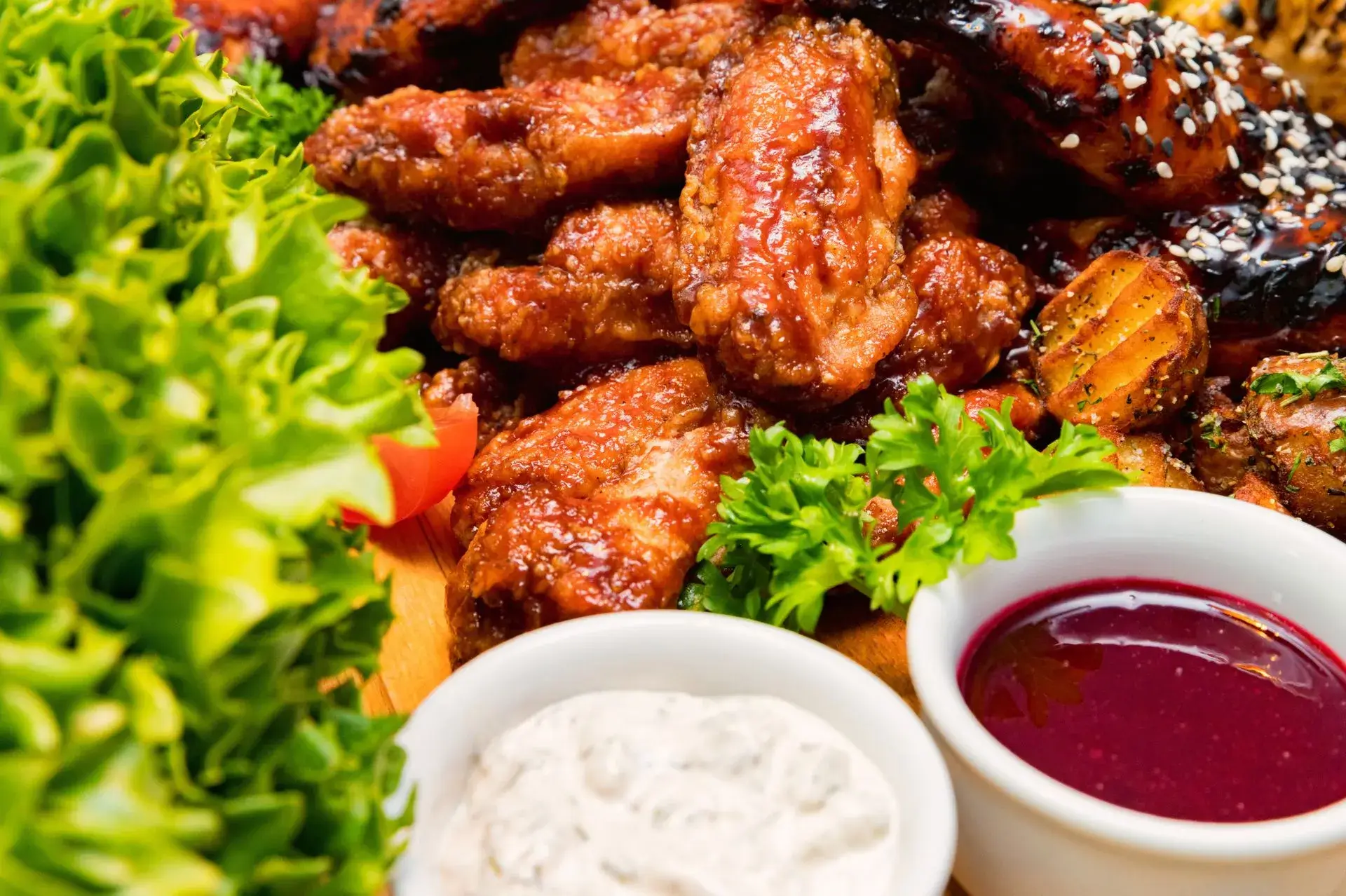 barbecue-chicken-with-vegetables